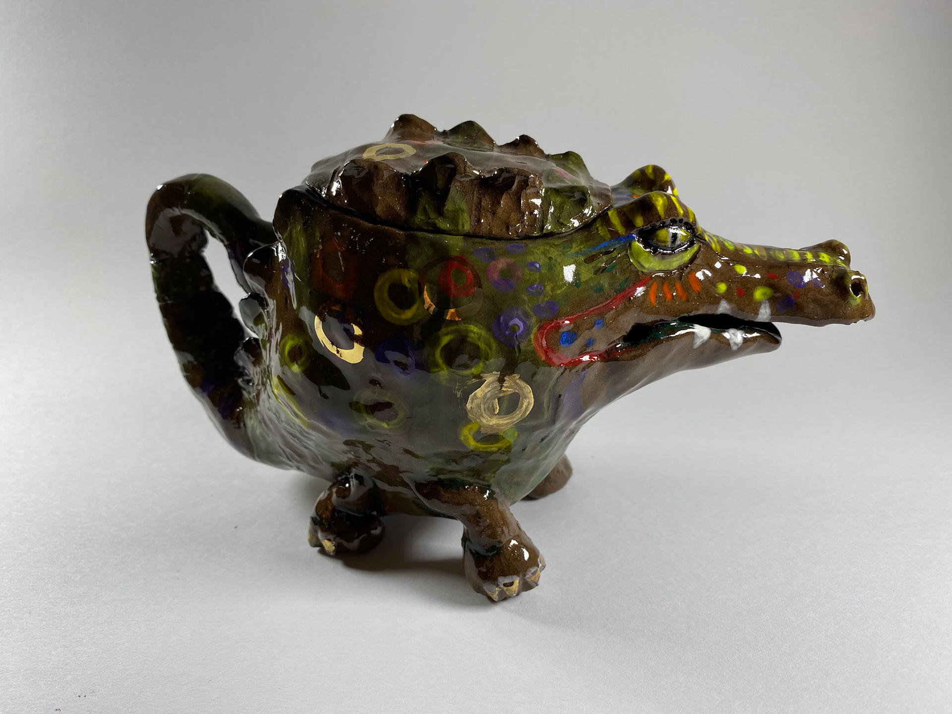 Swampy Alligator Teapot