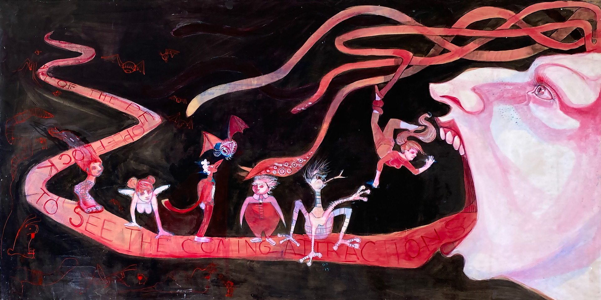 The Queue: All the People Flock to see the Coming Attraction