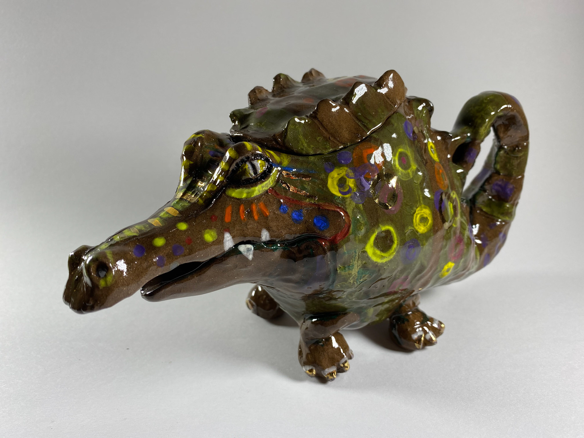Swampy Alligator Teapot