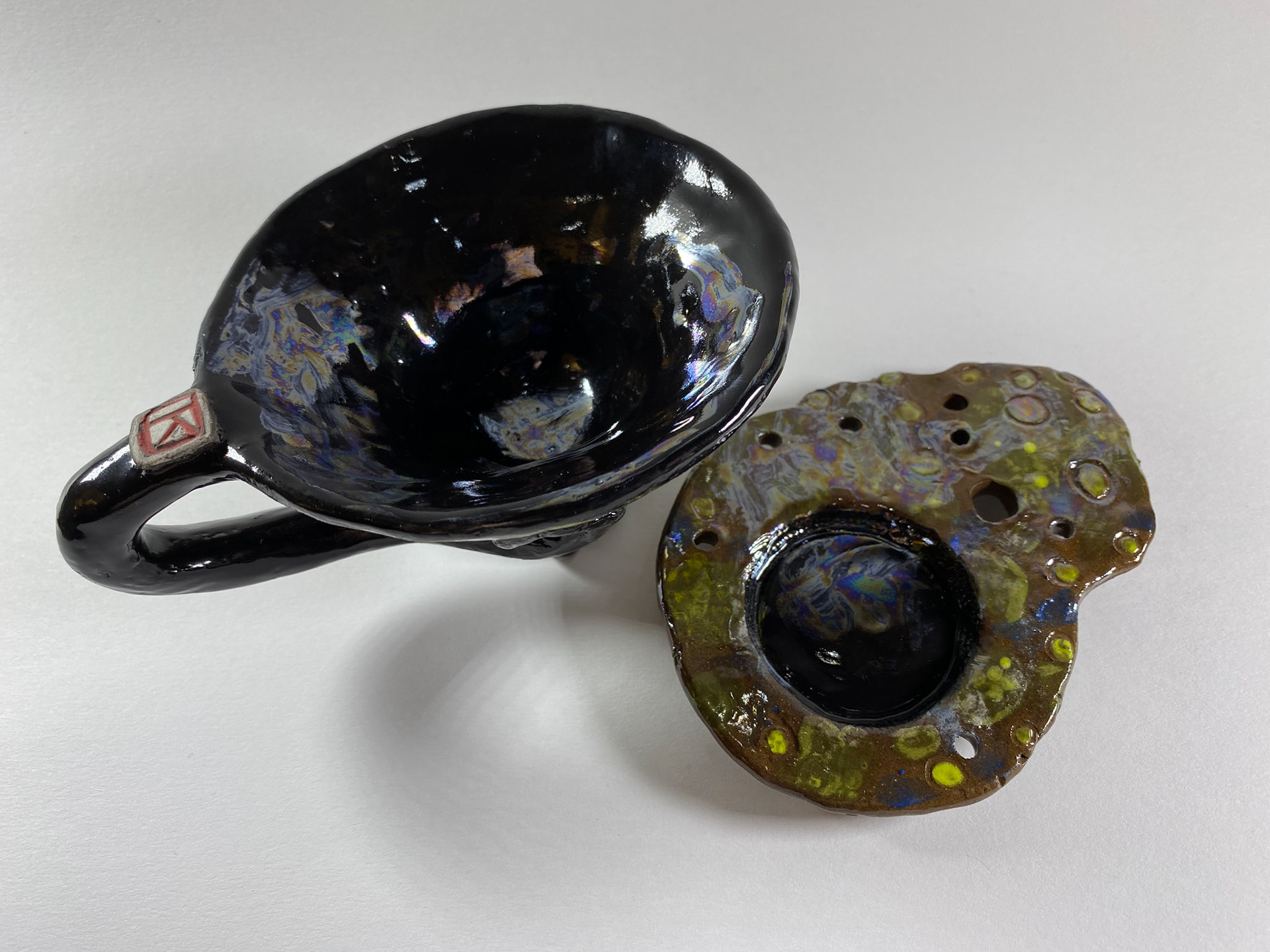 Swamp teacup and saucer