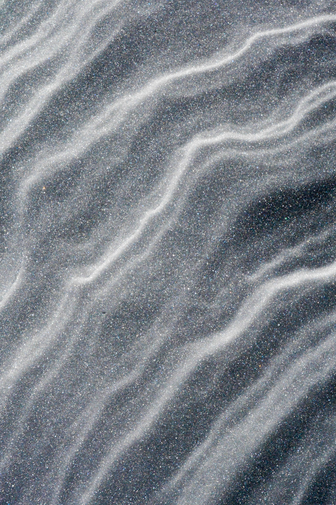 Aerial view of substantial platinum dust storm. 