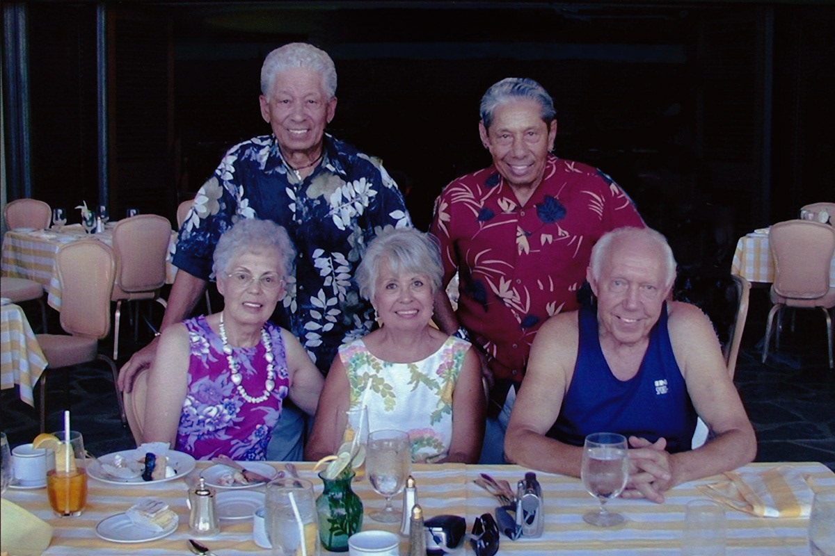 The Hawaii party group, Fred, Ed (after his divorce), Nita, Roni, brother-in-law George, 2006