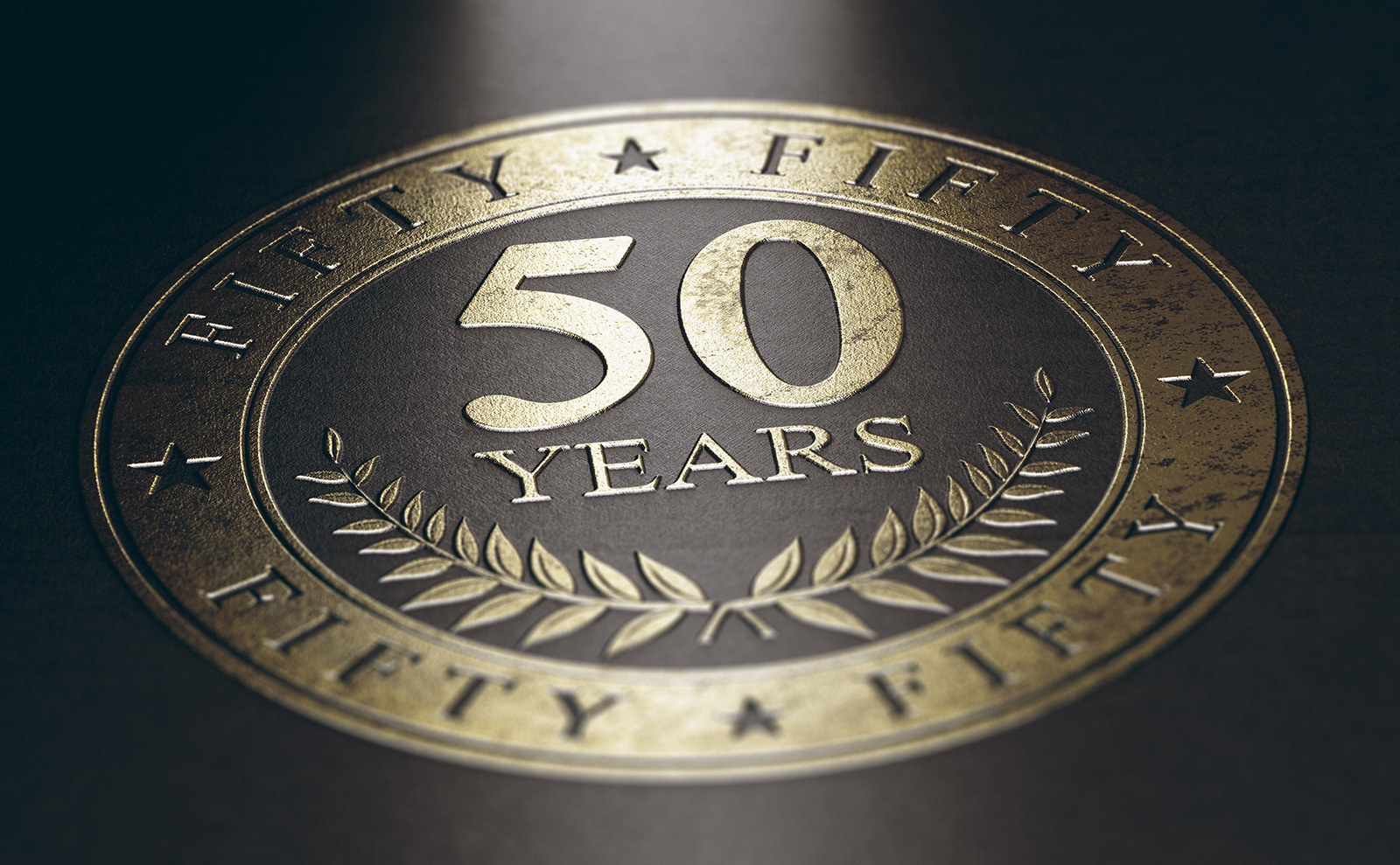 Fred and Nita earn a 50 years medal