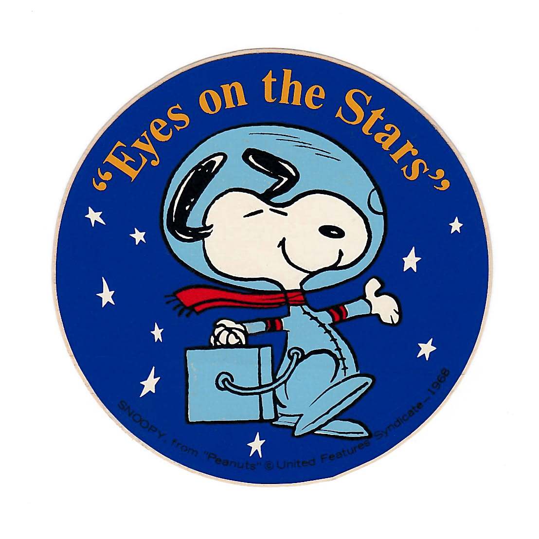 Original NASA/Snoopy collaboration “Eyes on the Stars” patch