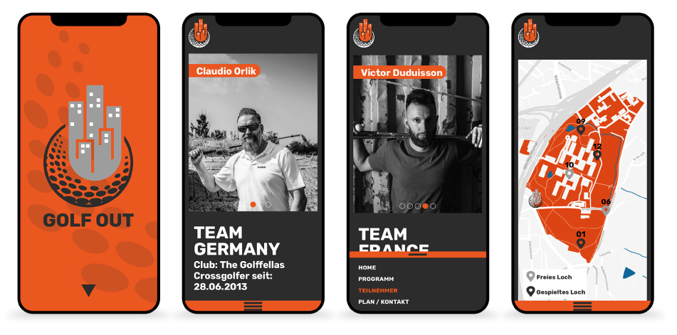 Mobilversion der Webseite