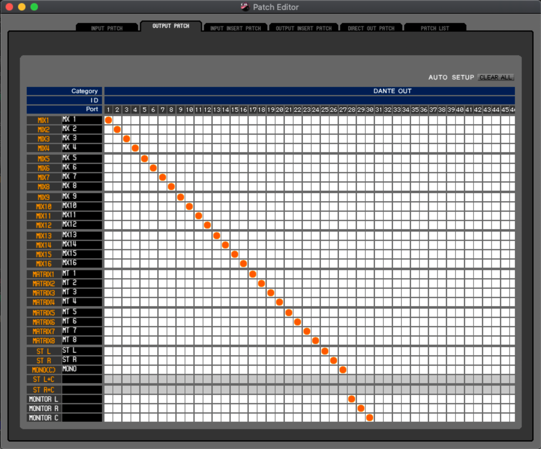 Output patching