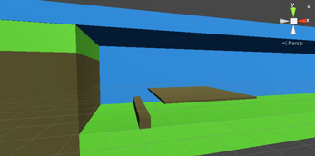 3D world programmed for the camera to follow player for 2D aesthetic