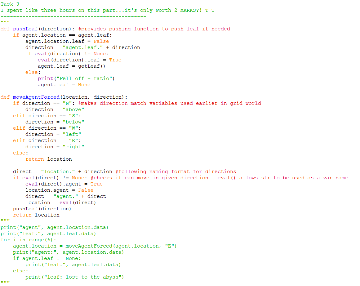 linked list 2d grid world (cont. 4)