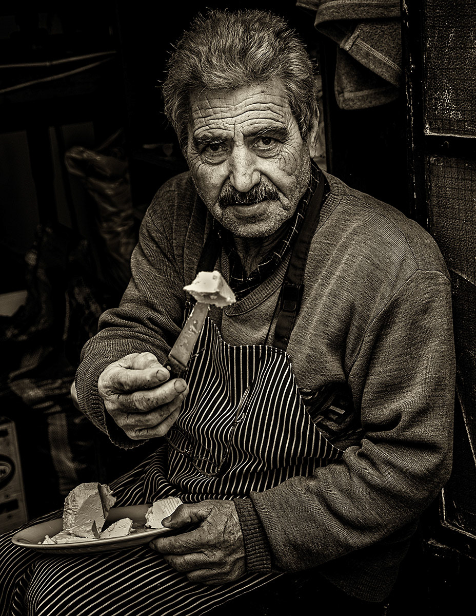 Cheesemonger, Apeiranthos, Greece