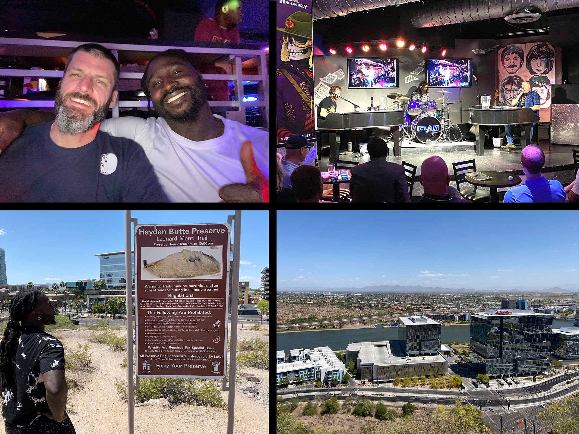 Lowkey Dueling Piano Bar & ASU hiking trail