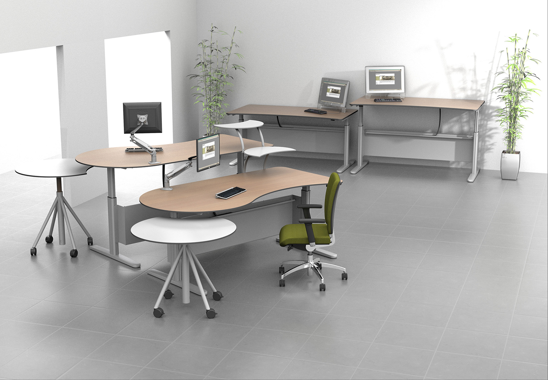 Office furniture - 3D product visualisation