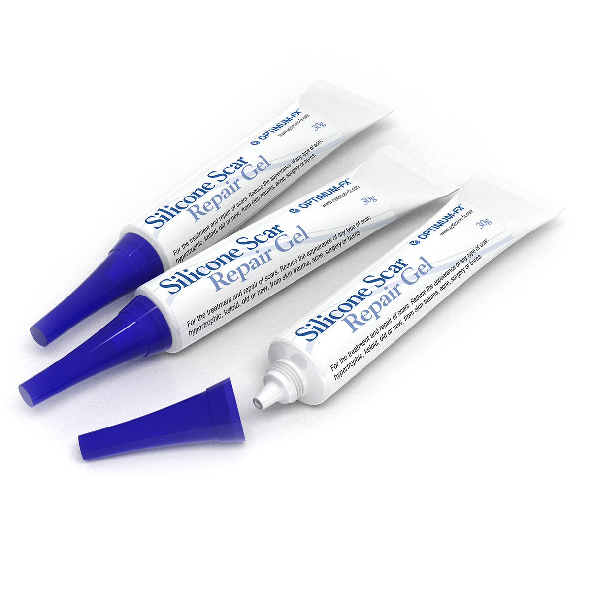 Scar repair gel - 3D product visualisation