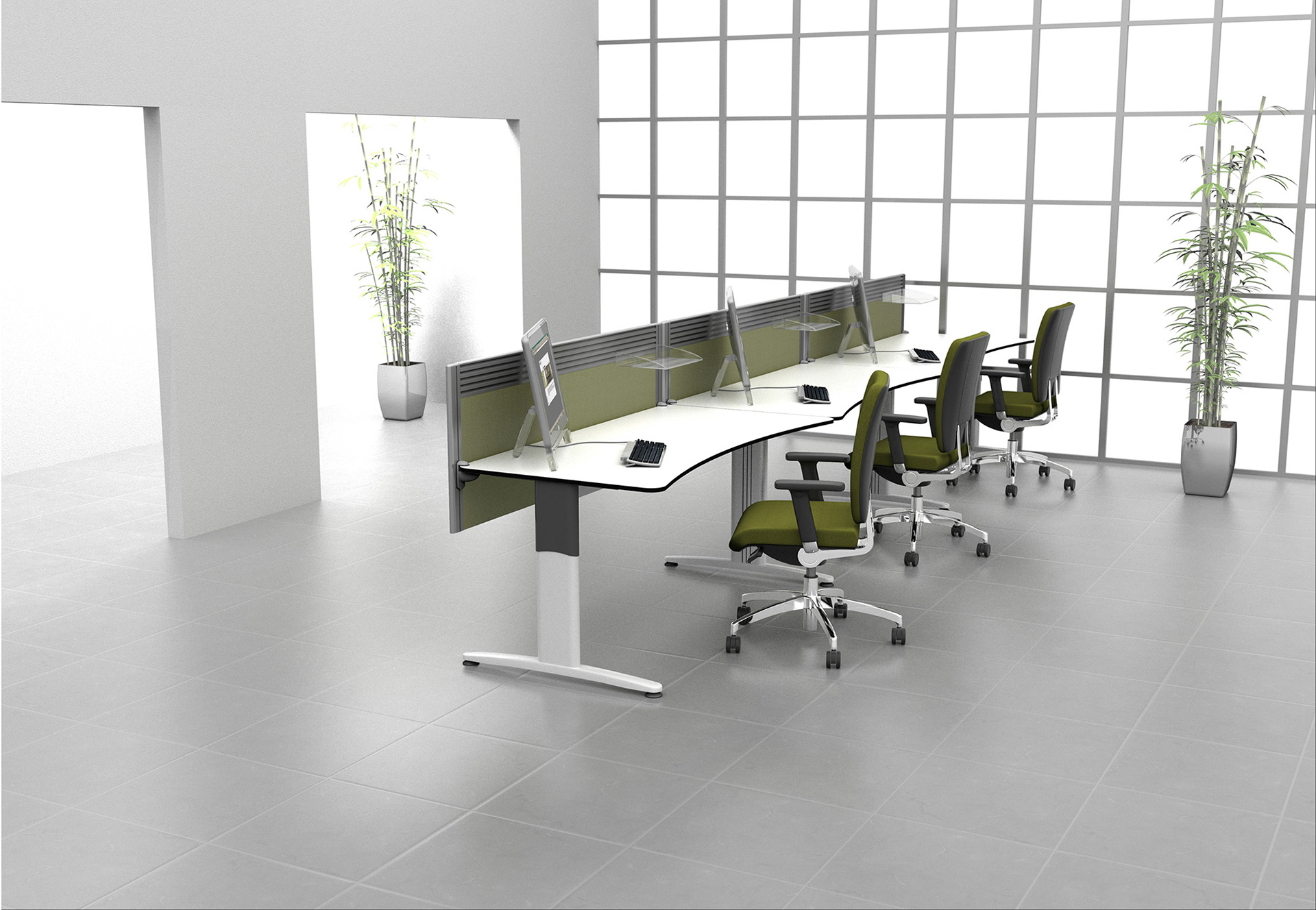 Office furniture - 3D product visualisation