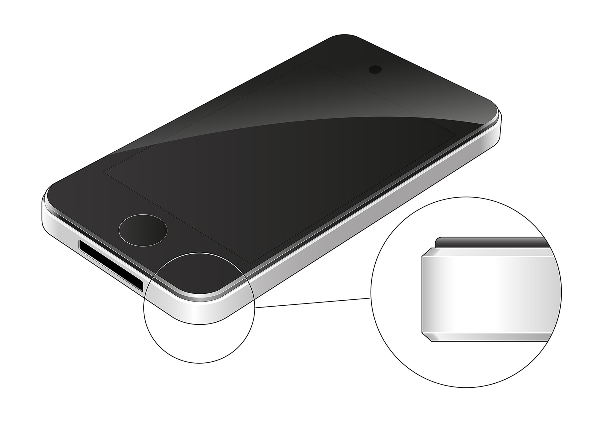 iPhone details - Adobe Illustrator