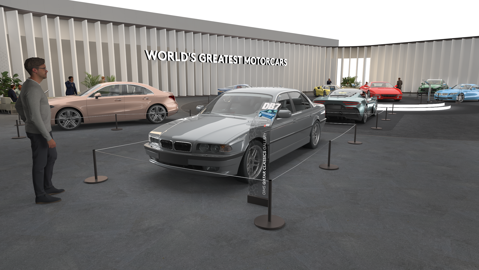 Rendered visual - Vehicle display