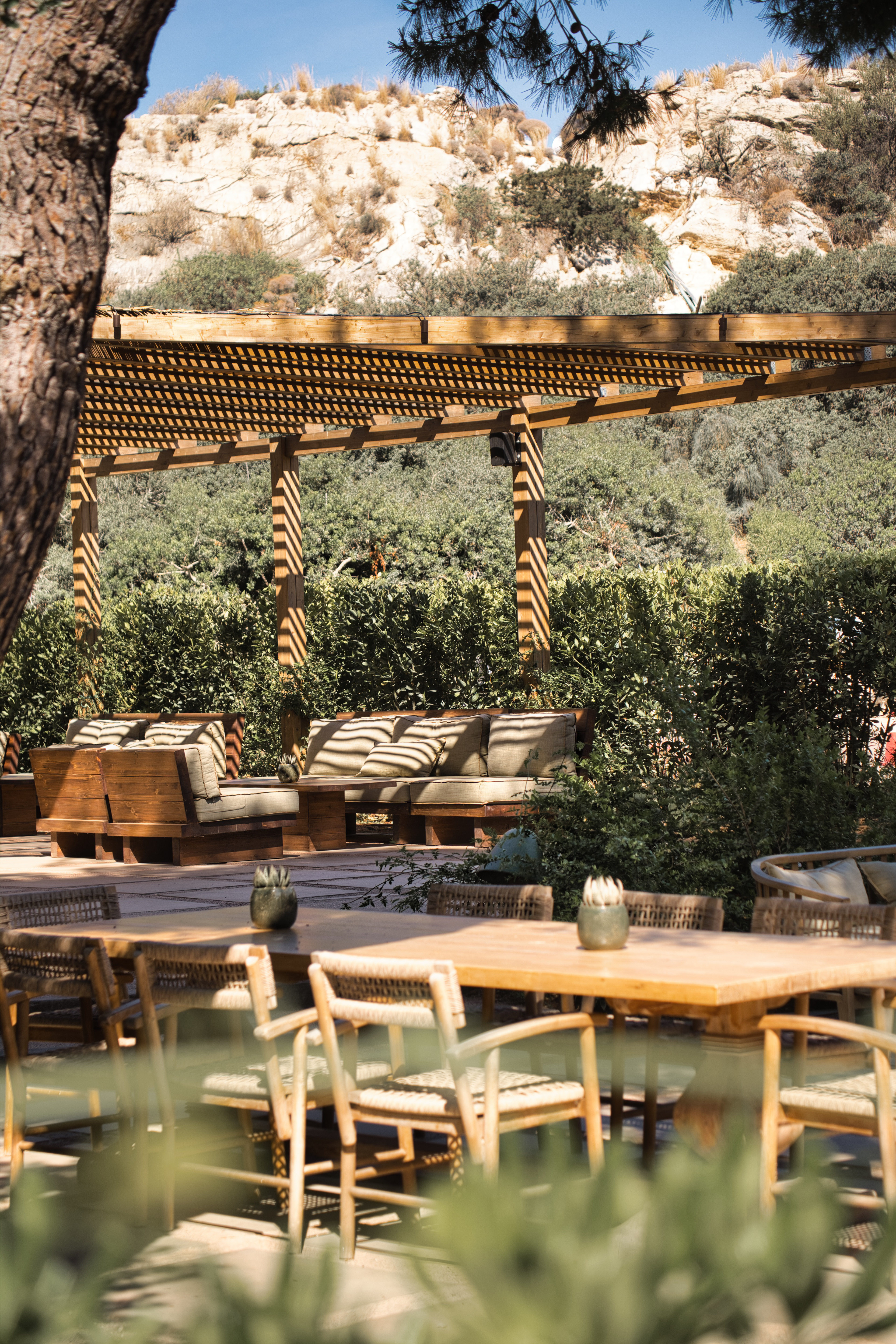 Vouliagmeni Lake café, Greece
