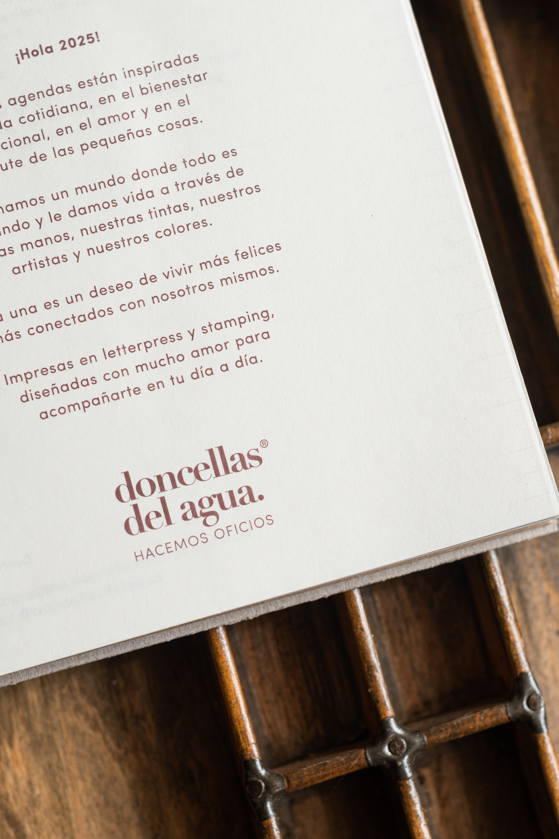 Doncellas del Agua, Taller Letterpress, gráfico y editorial - Septiembre 2024