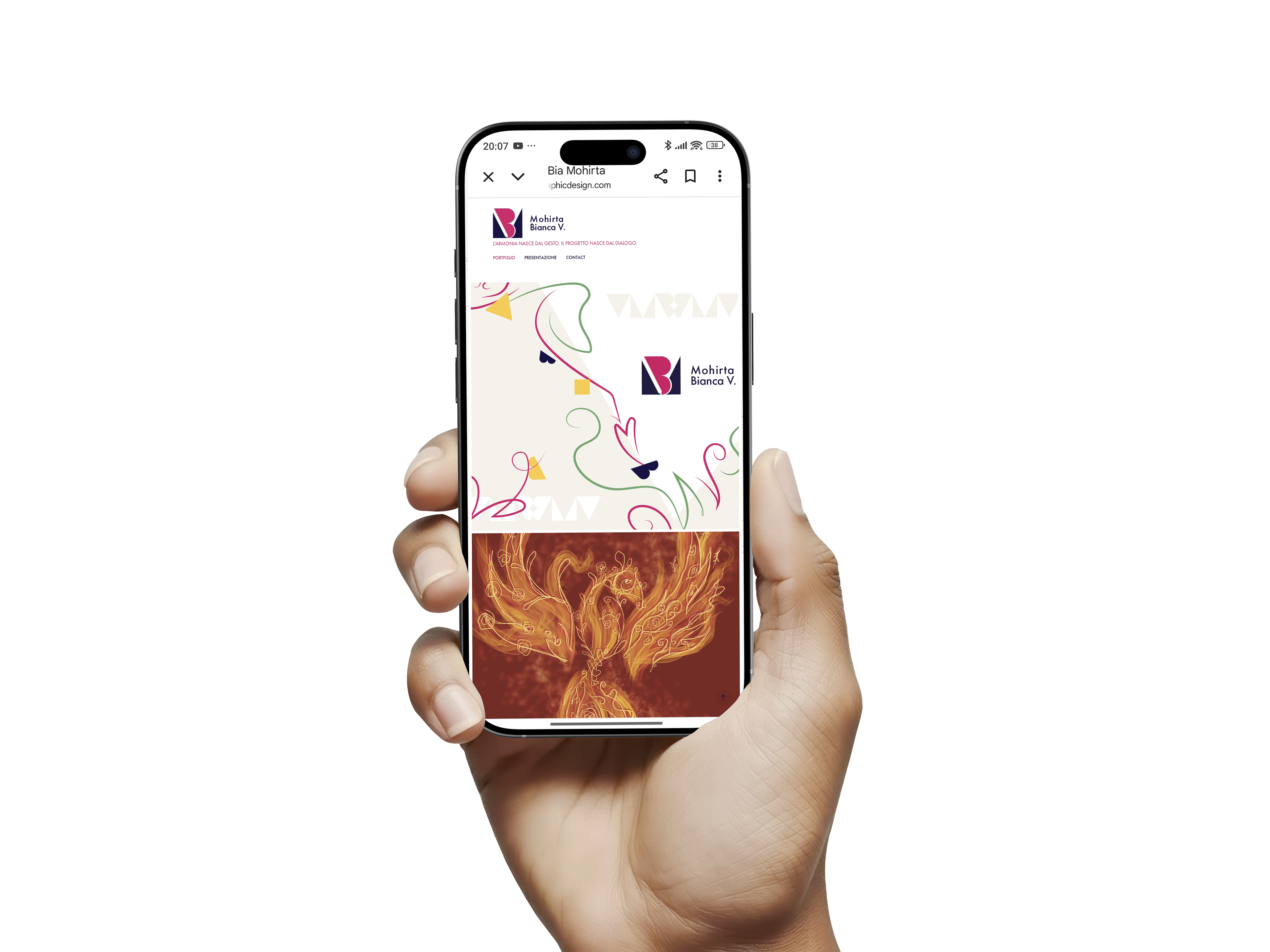 Sito web dal cellulare
