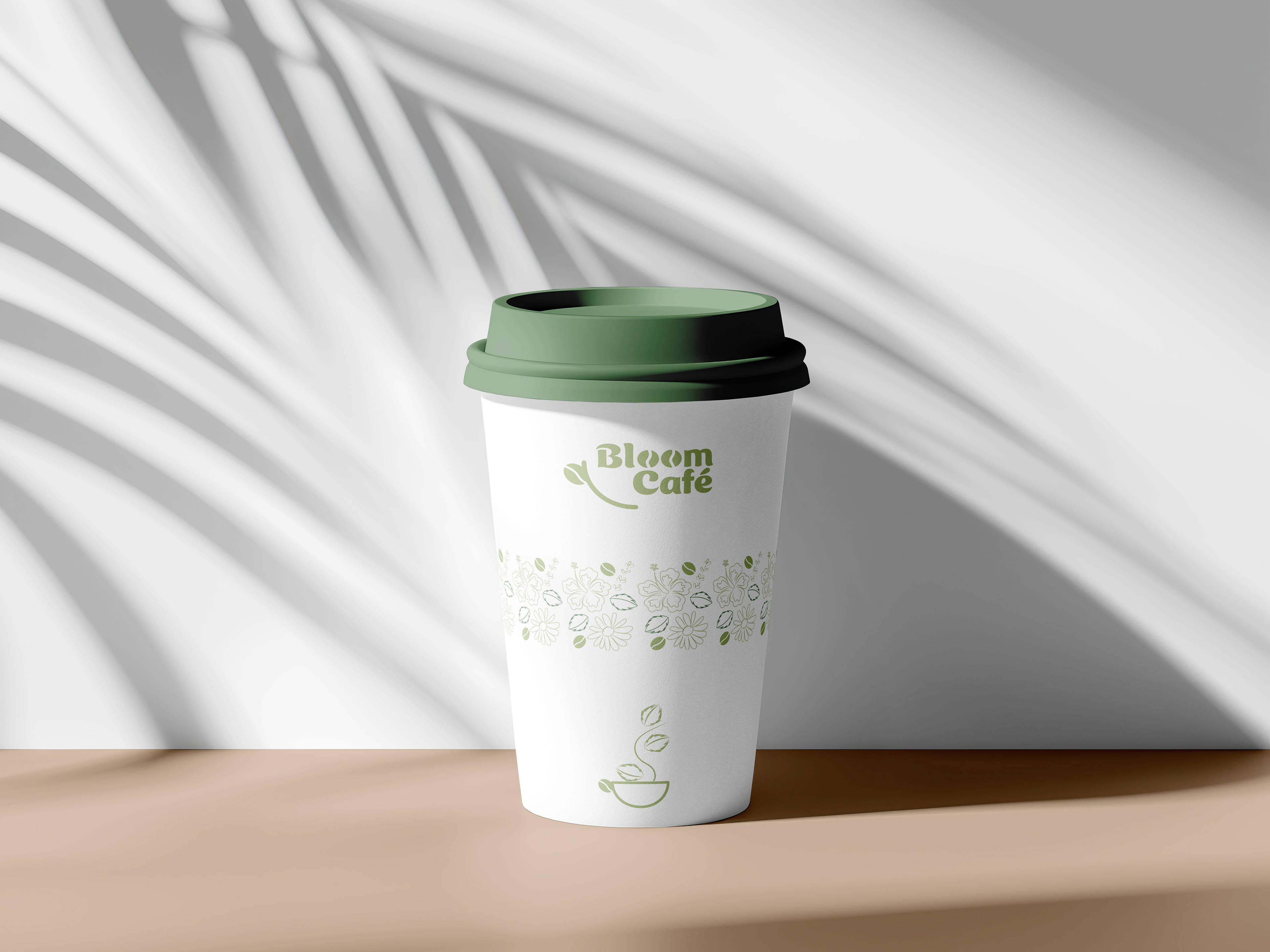 Visual Identity Take-away: Declinazione della palette "Verdi Botanici" per un packaging dinamico e funzionale.