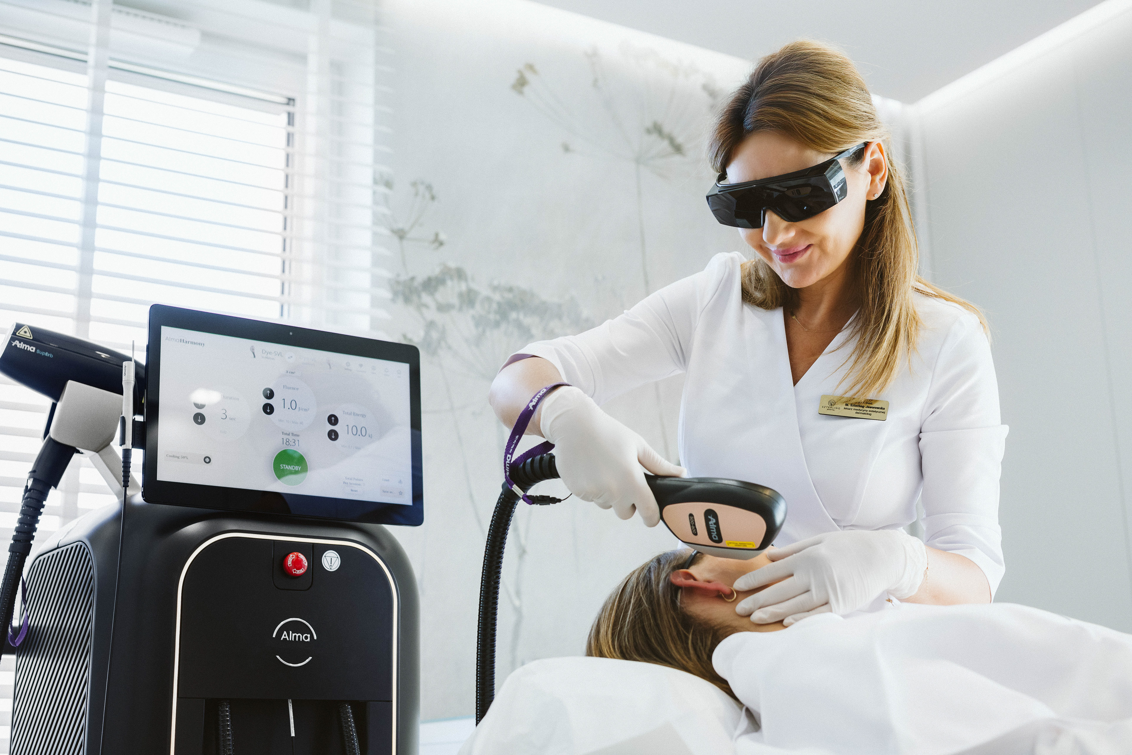 zdjęcia podczas zabiegów estetycznych