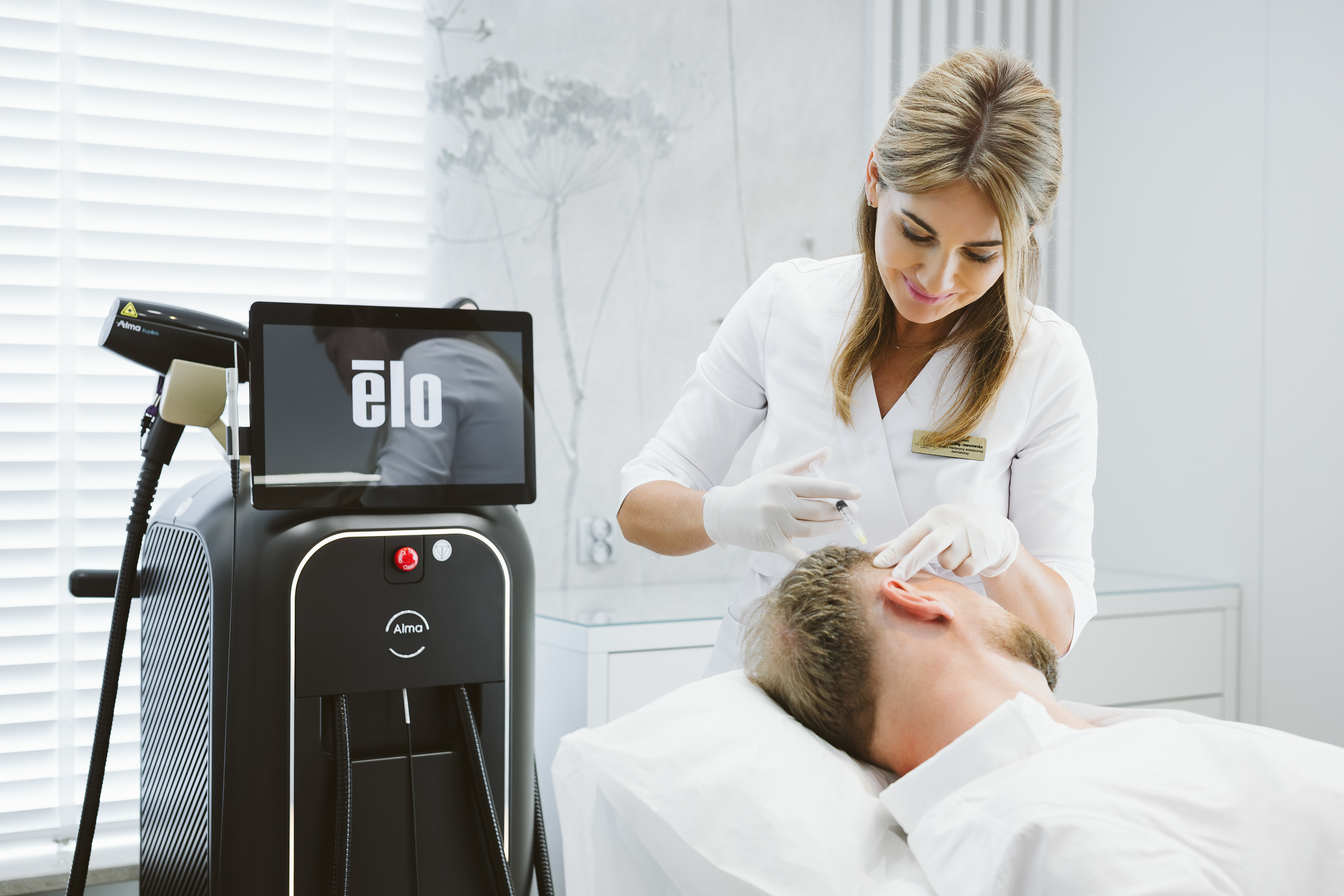 zdjęcia podczas zabiegów estetycznych