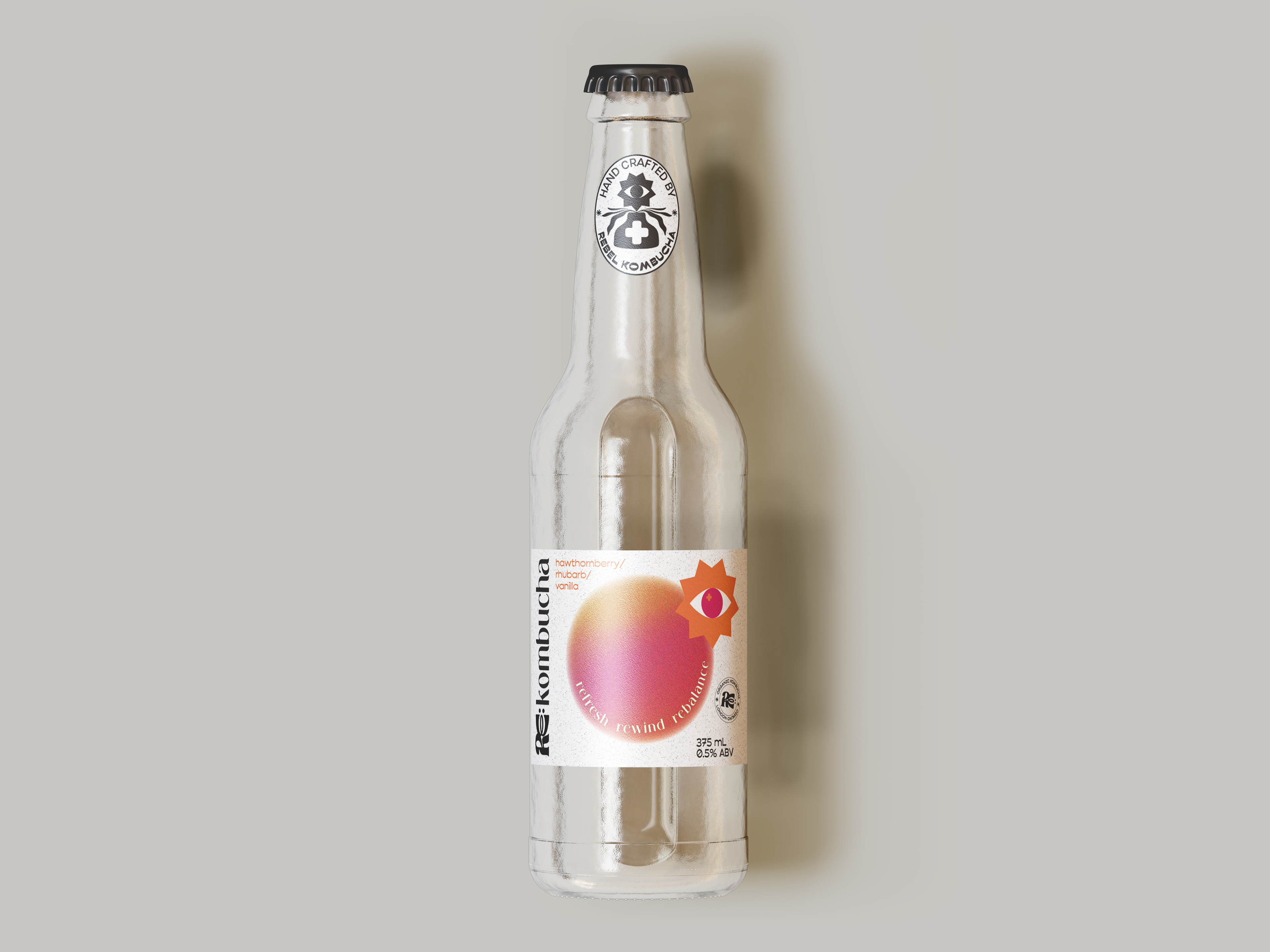 Hawthornberry, rhubarb and vanilla