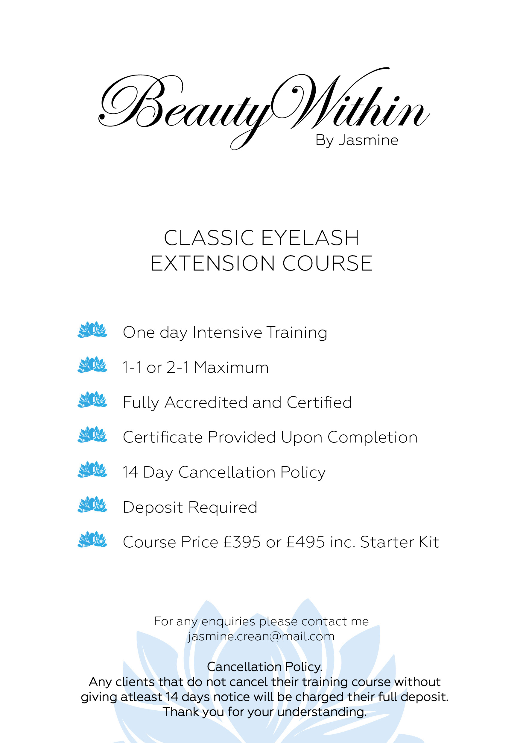 Beauty Within - Course Information