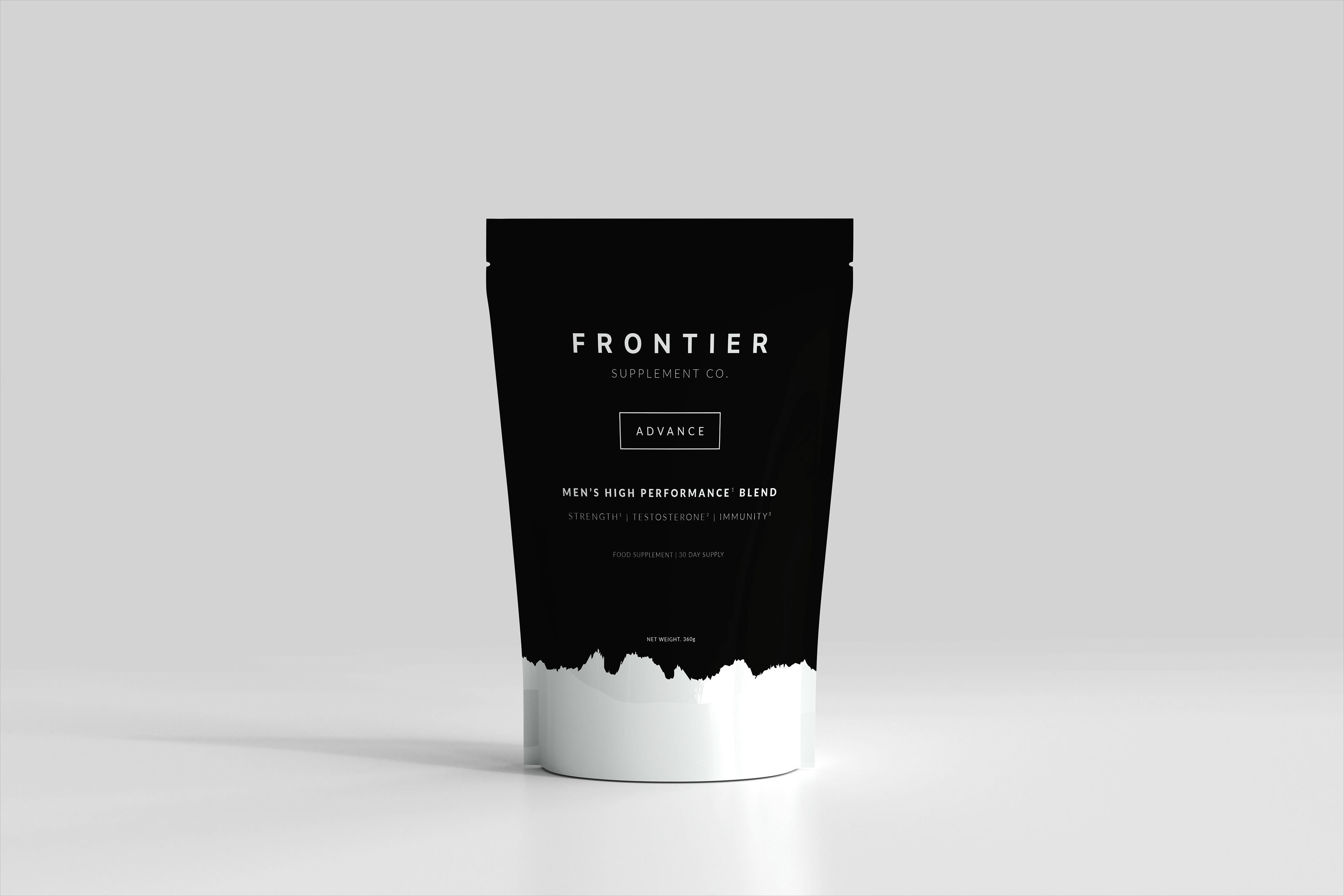 Frontier Supplements - Packaging Design