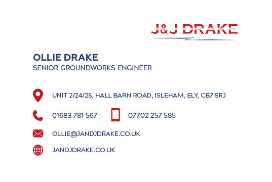 J&J Drake - Business Card (Back)