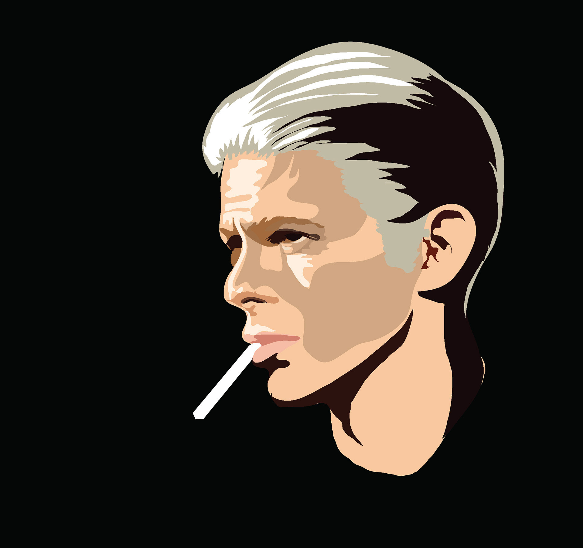 Digital illustration- David Bowie