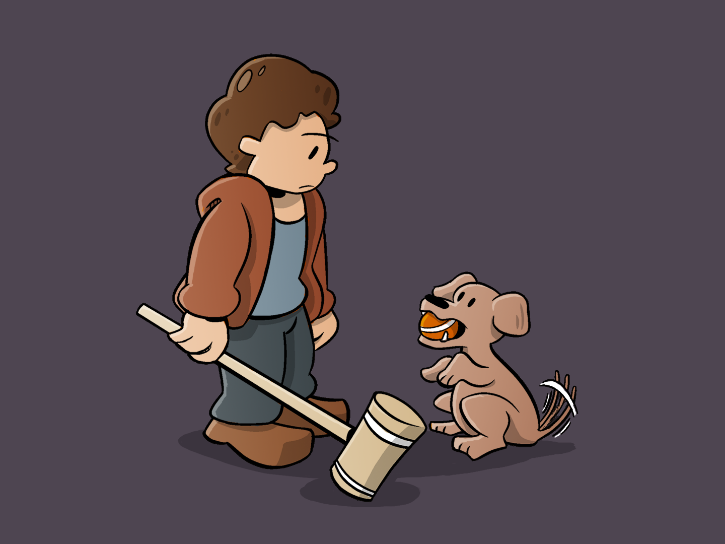 Don't Fetch! | Spot Illustration