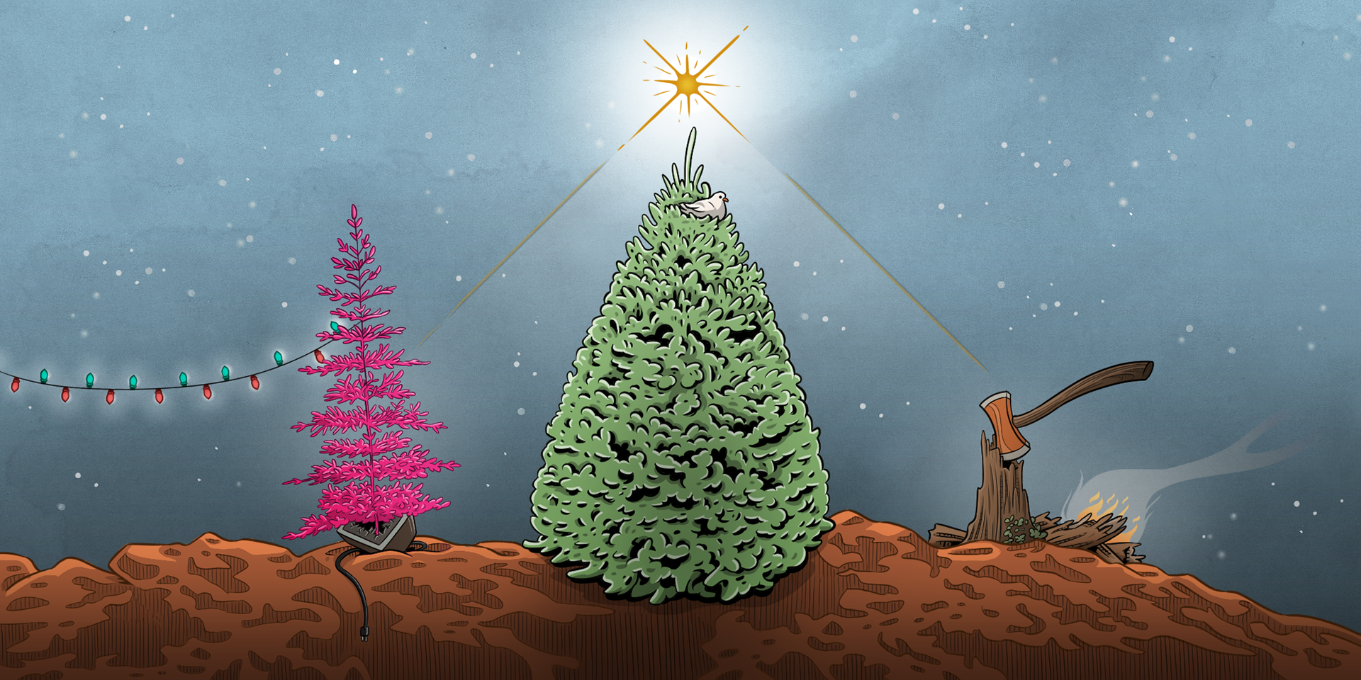 In Defense of Happy Endings | Illustration for The Rabbit Room