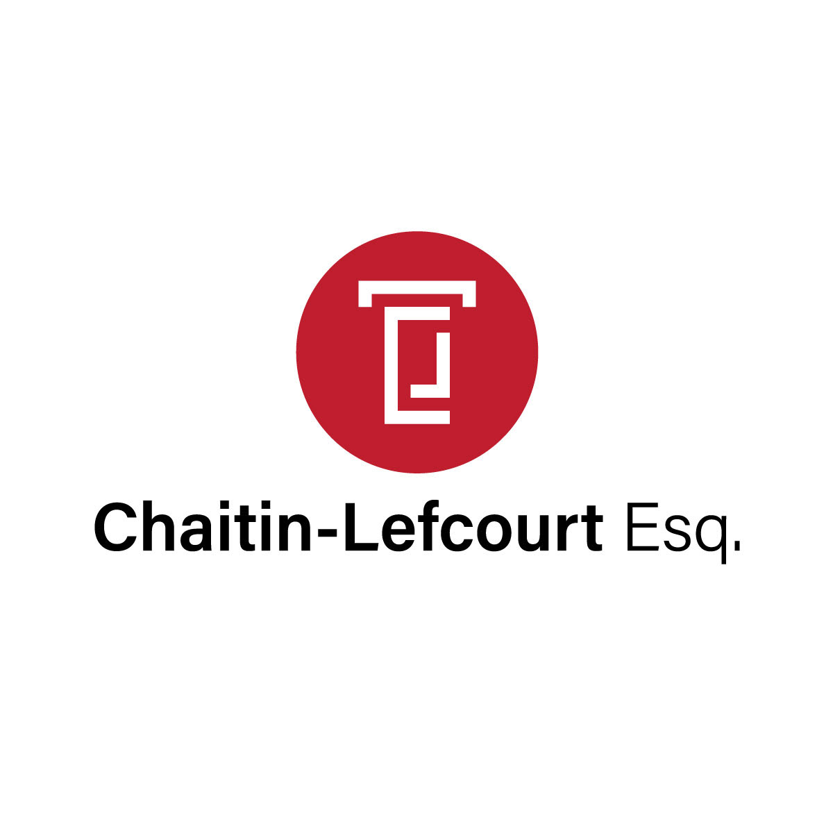 Chaitin-Lefcourt Esquire Logo Concept