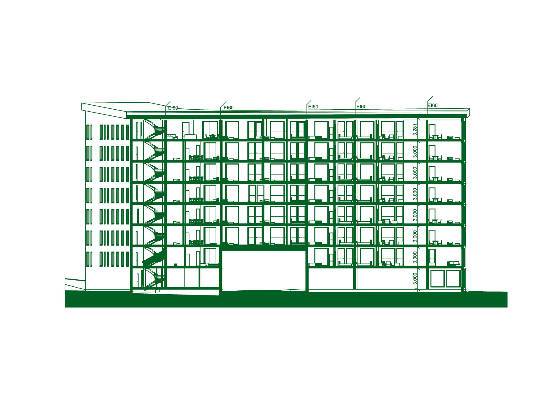 Section drawing
