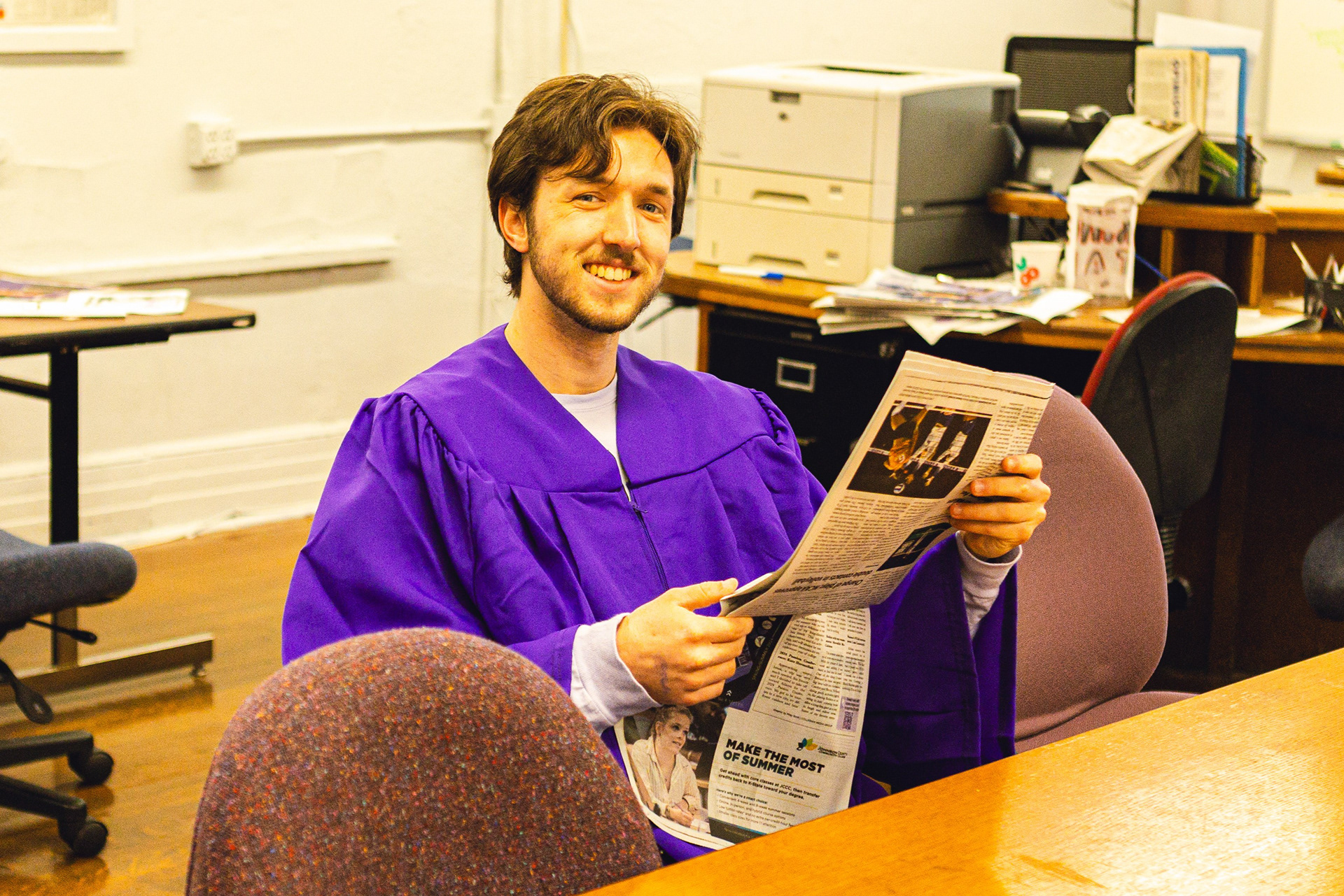 The newsroom and my newspaper, what my upperclassmen years largely revolved around.