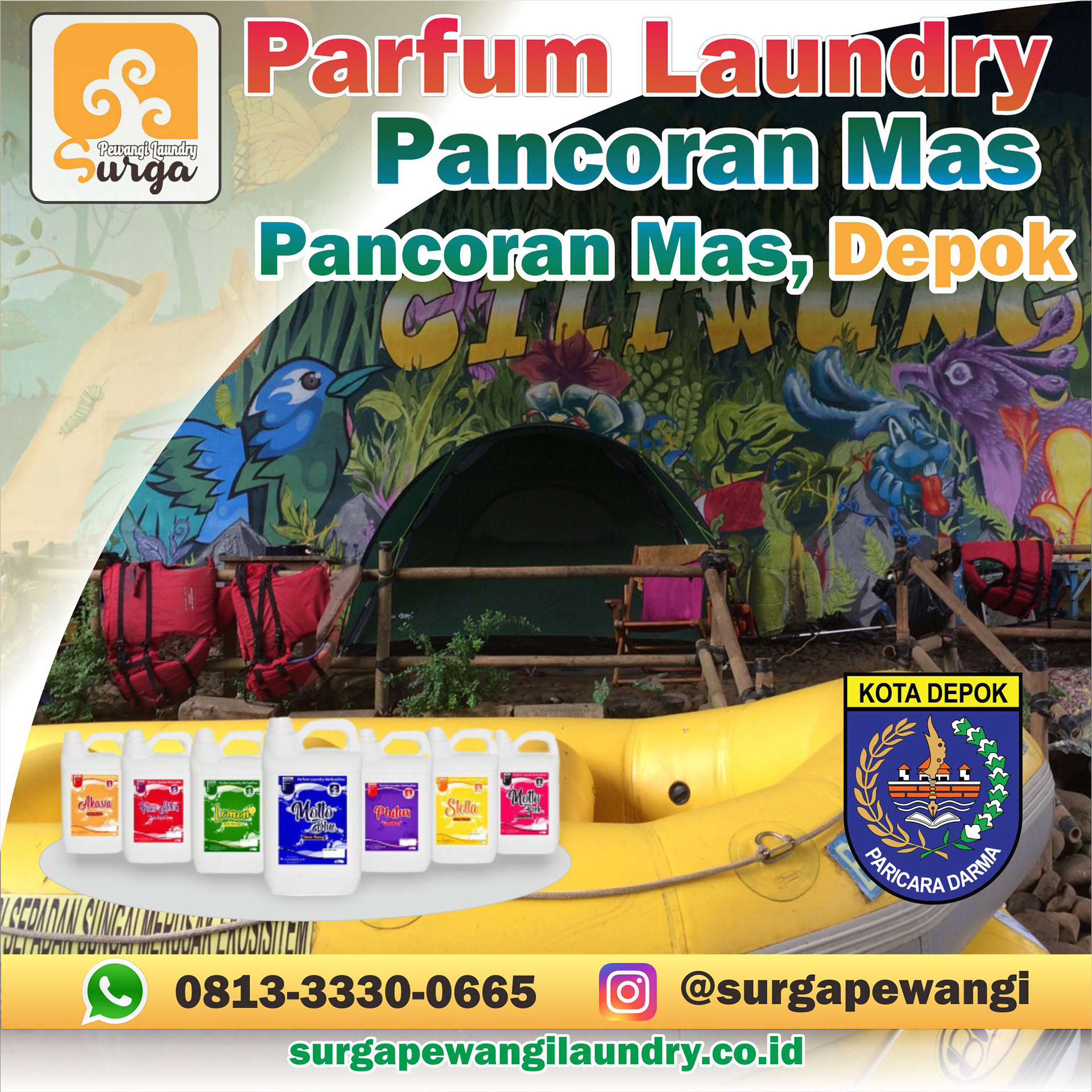 parfum laundry pancoran mas pancoran mas