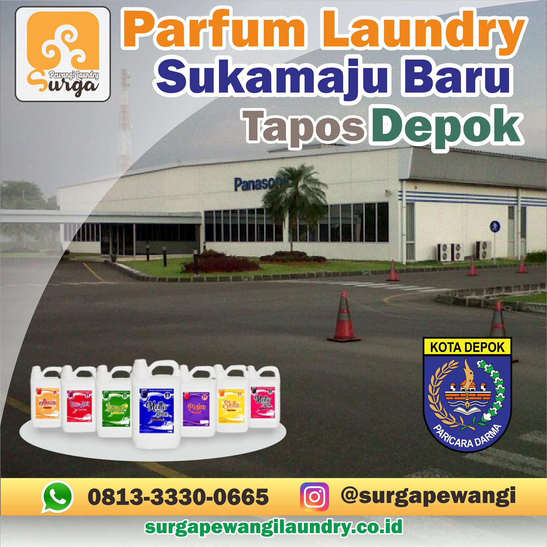 parfum laundry sukamaju baru