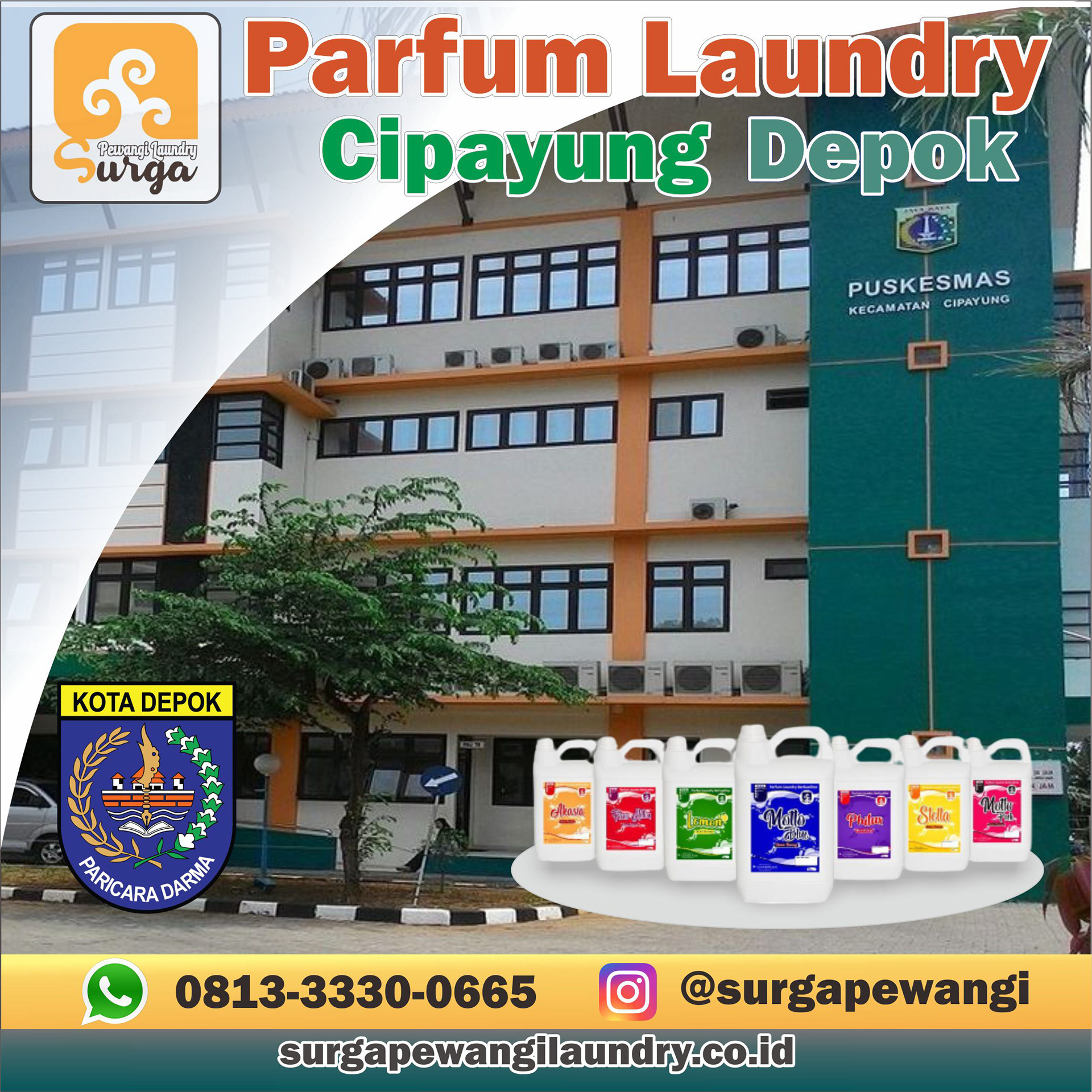 parfum laundry cipayung depok