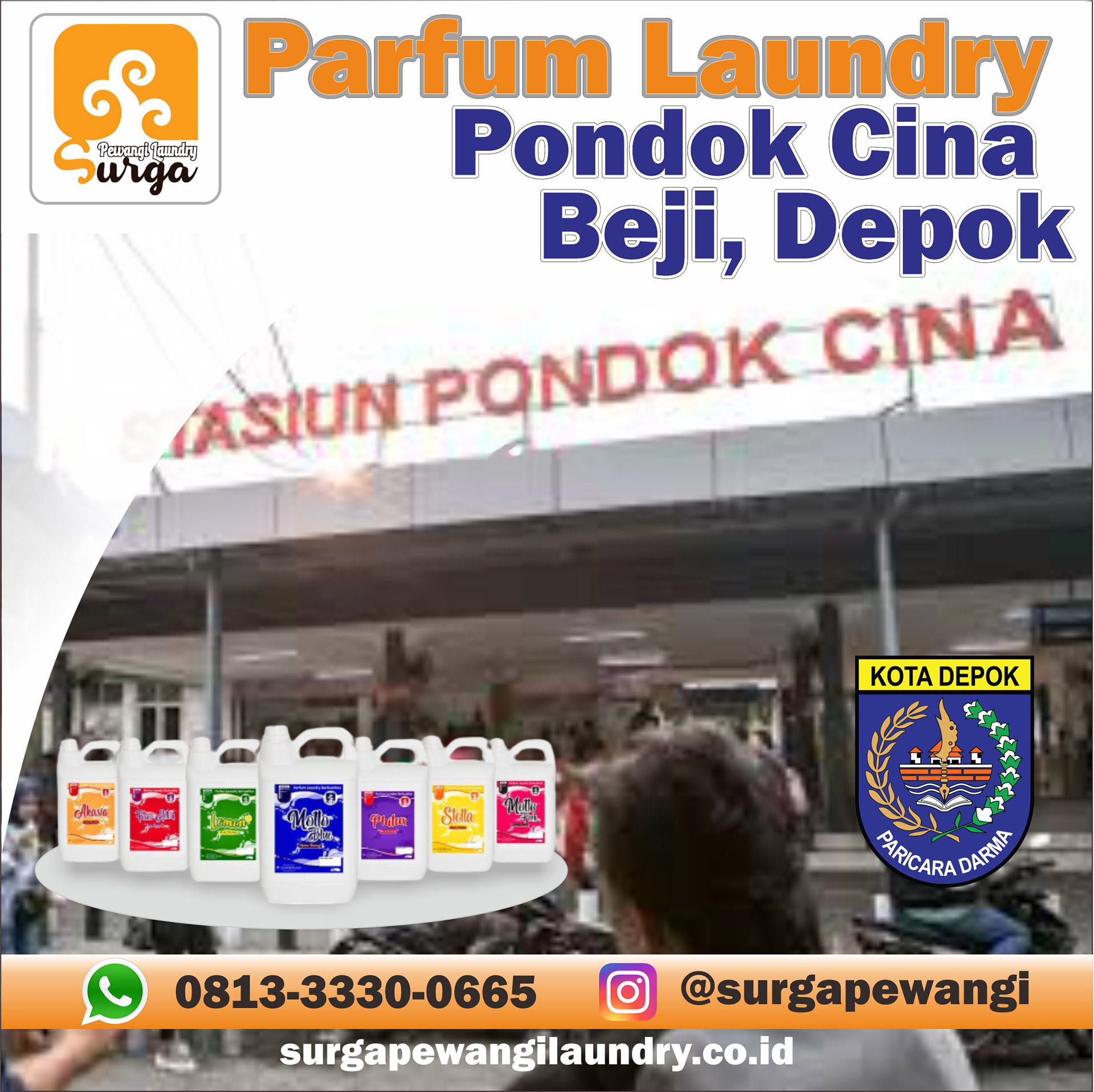 parfum laundry pondok cina