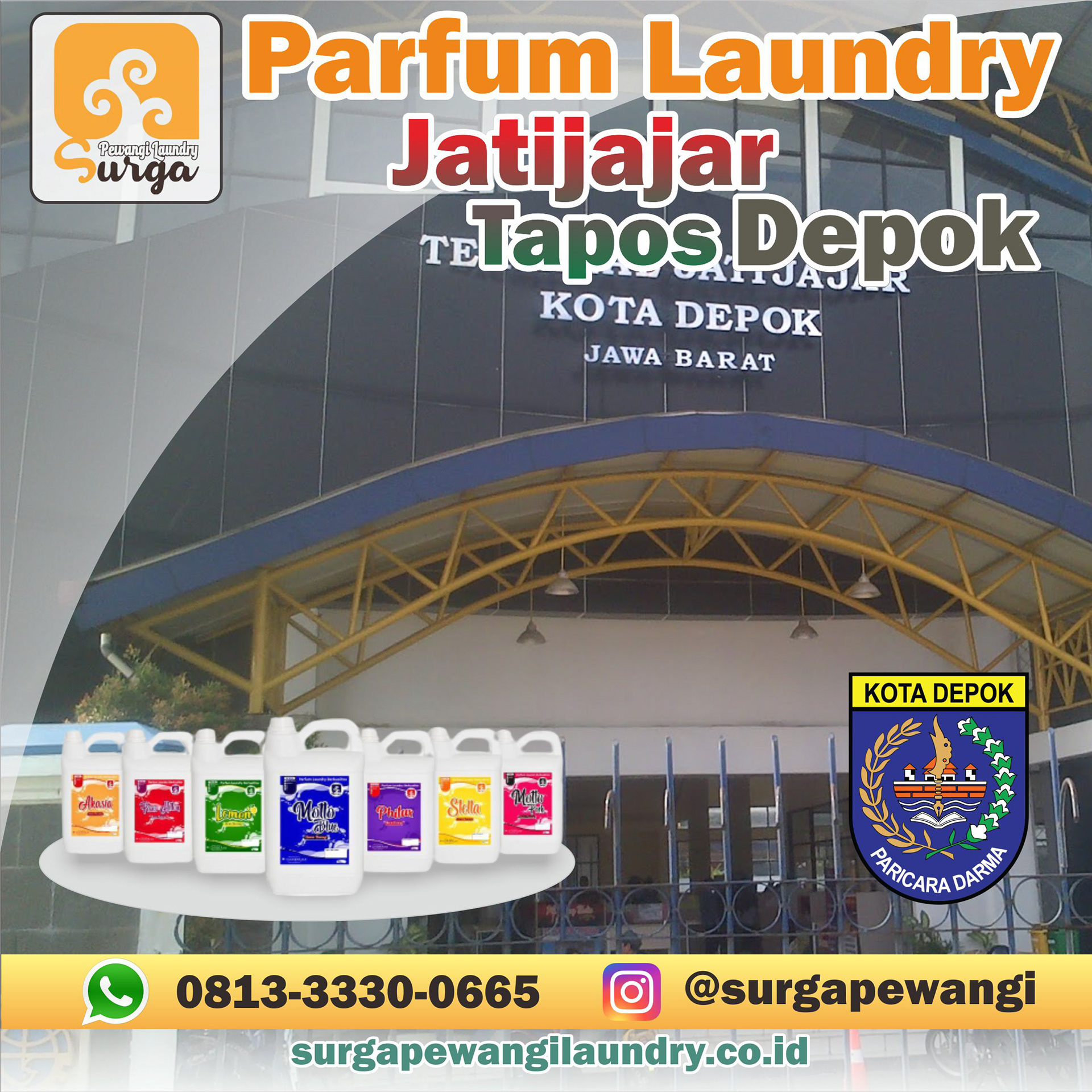 parfum laundry jatijajar tapos