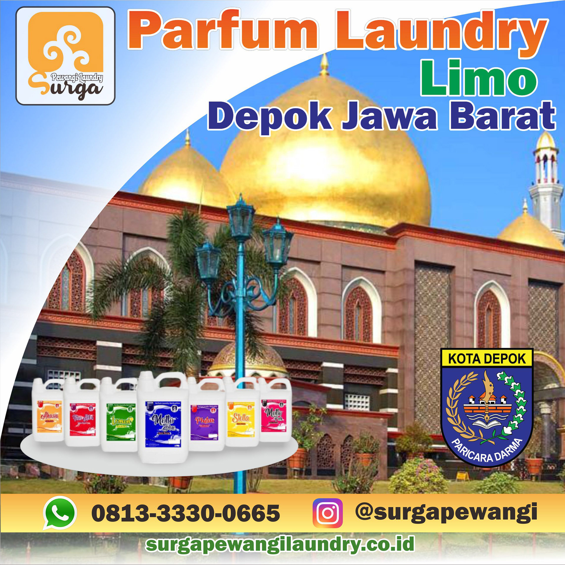 parfum laundry limo depok
