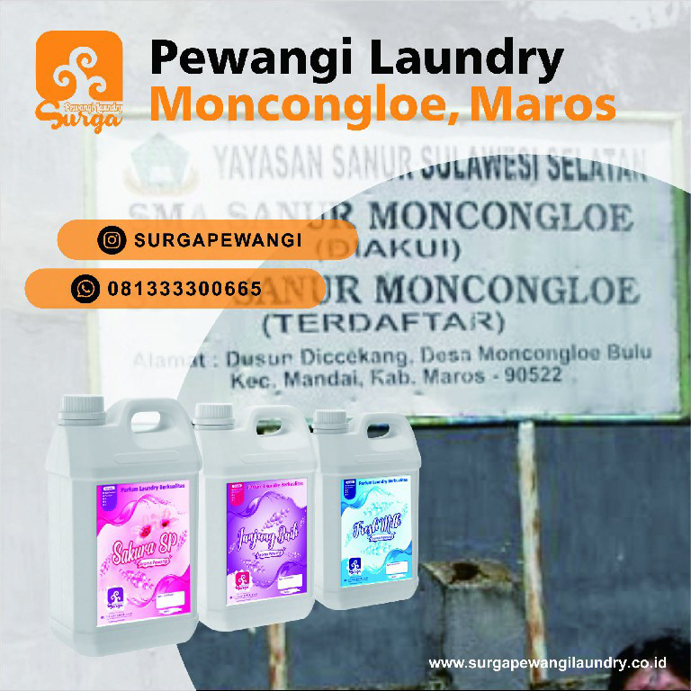 parfum laundry moncongloe