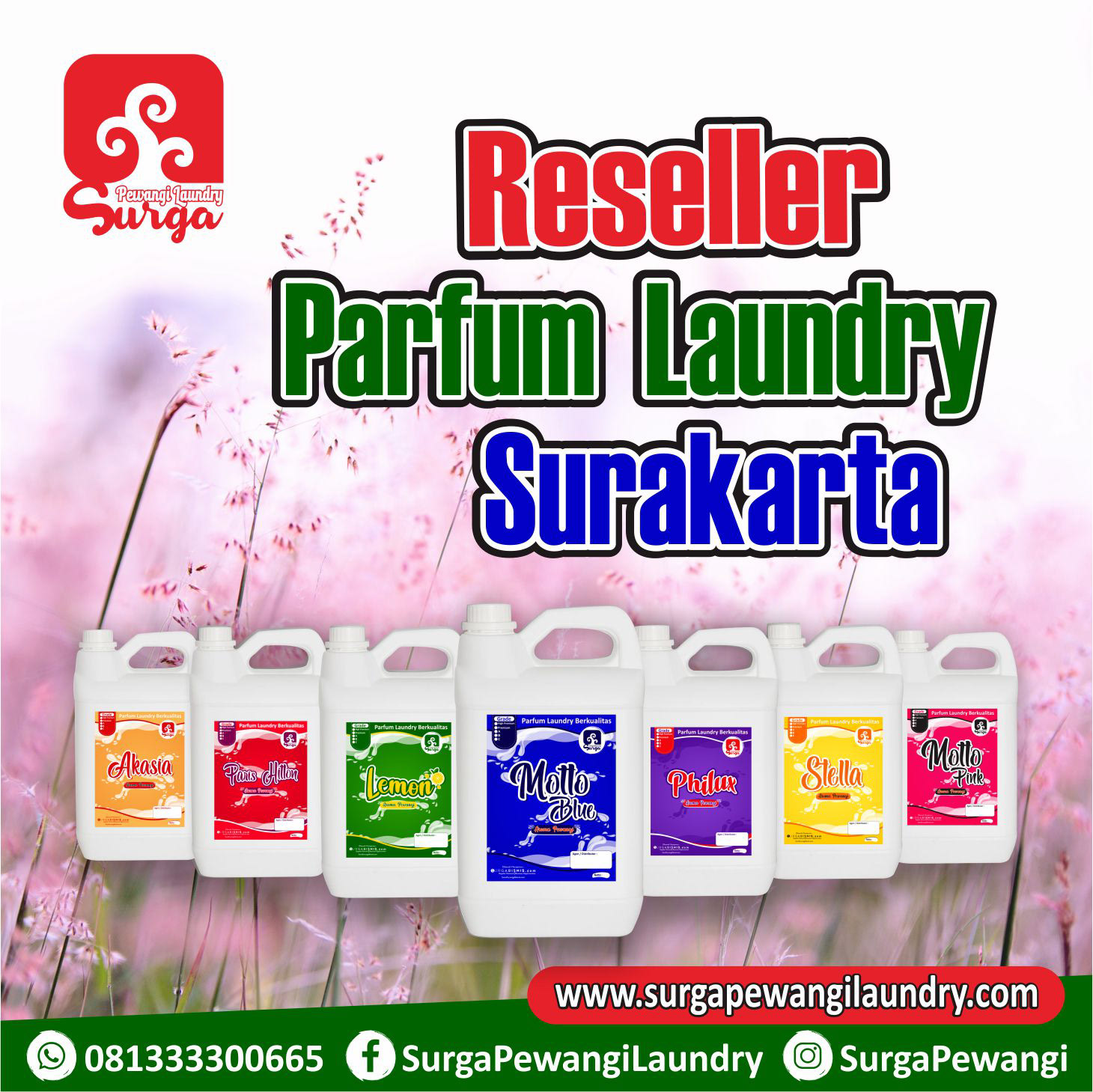 parfum laundry surakarta surga pewangi laundry