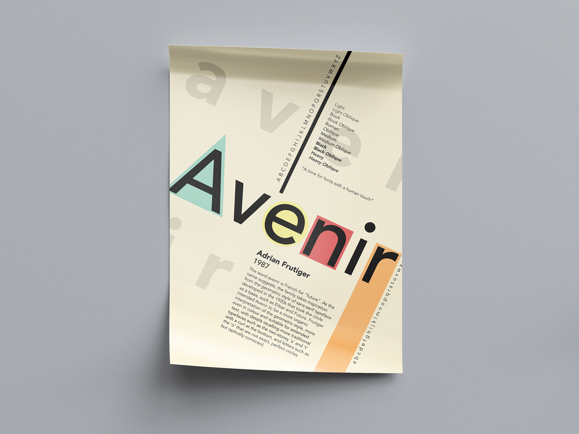 typeface poster