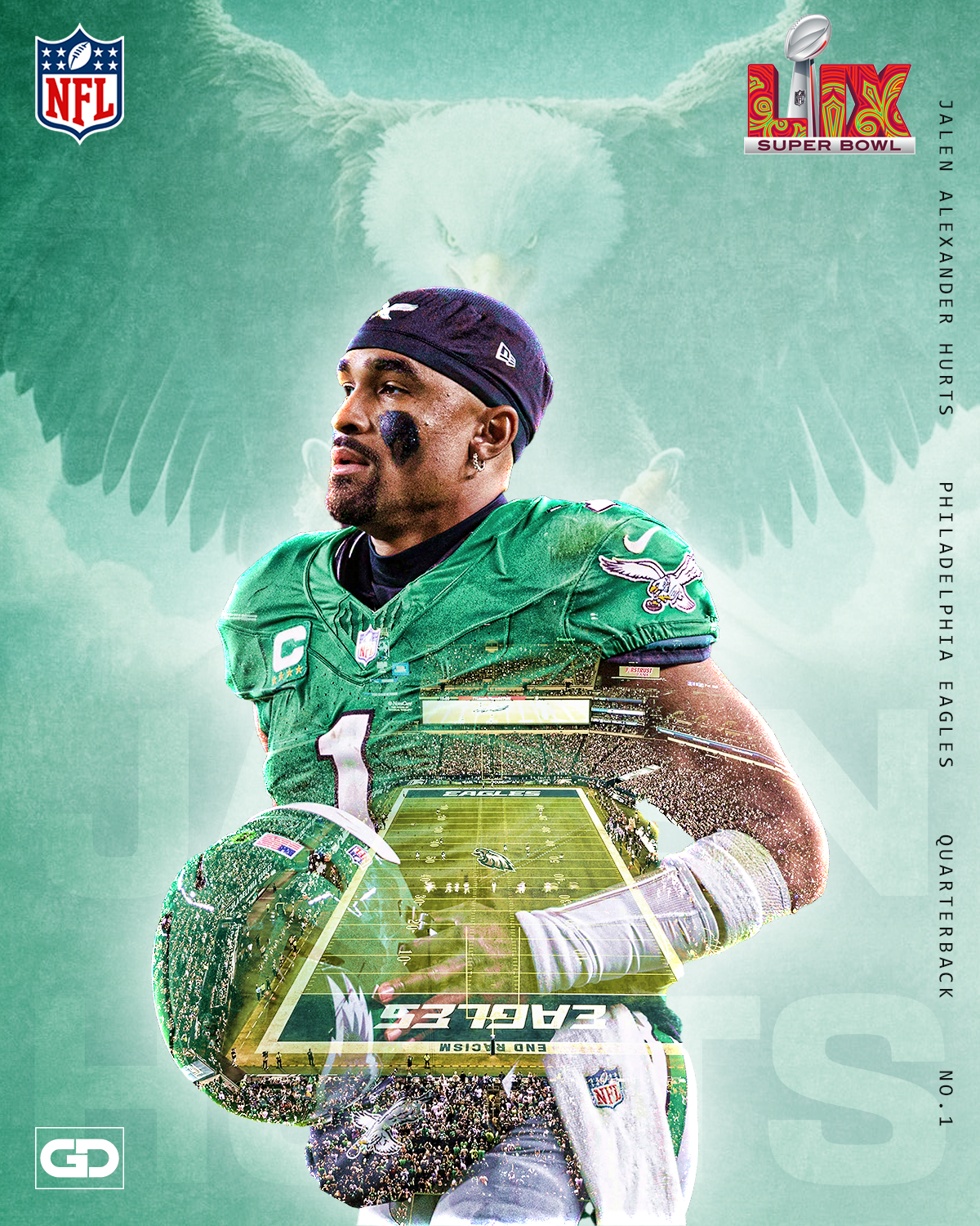 Jalen Hurts - Double Exposure