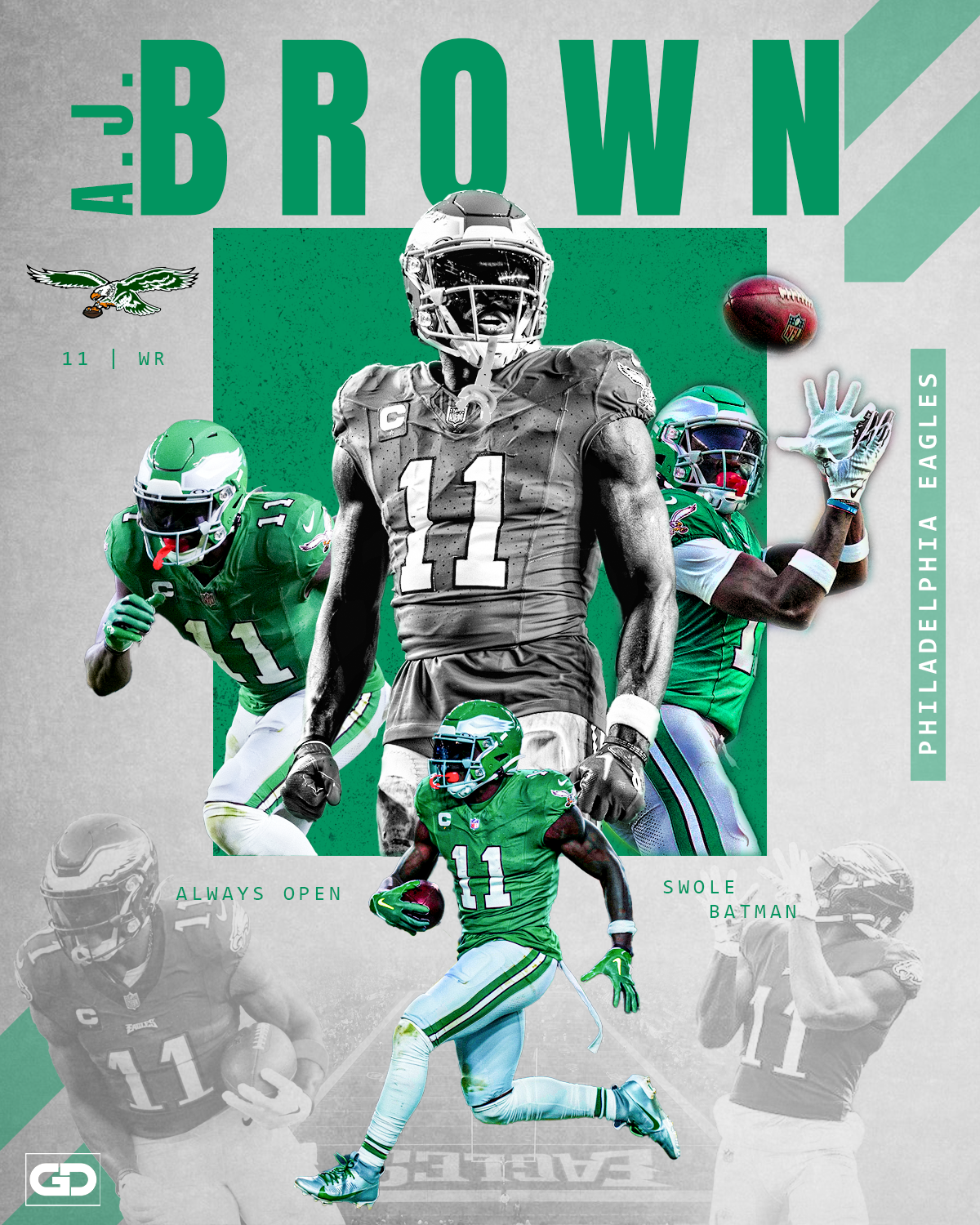 A.J. Brown - Swole Batman