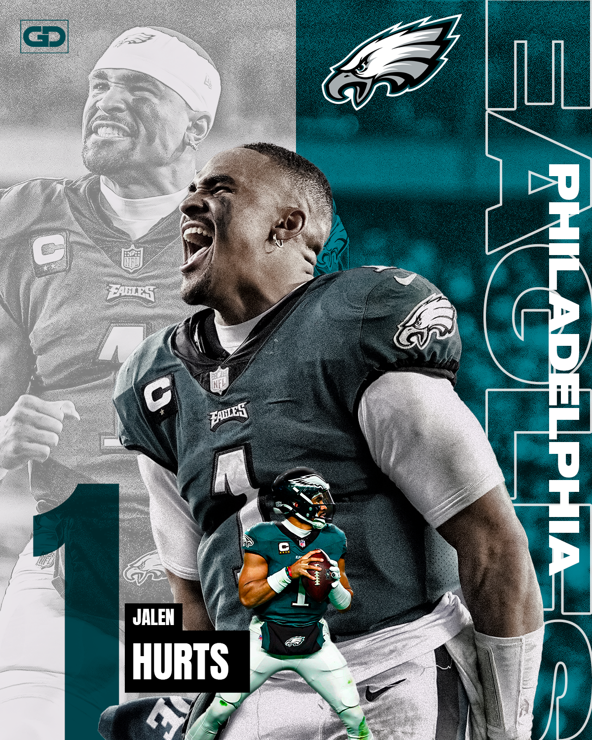 Jalen Hurts - Two Tone