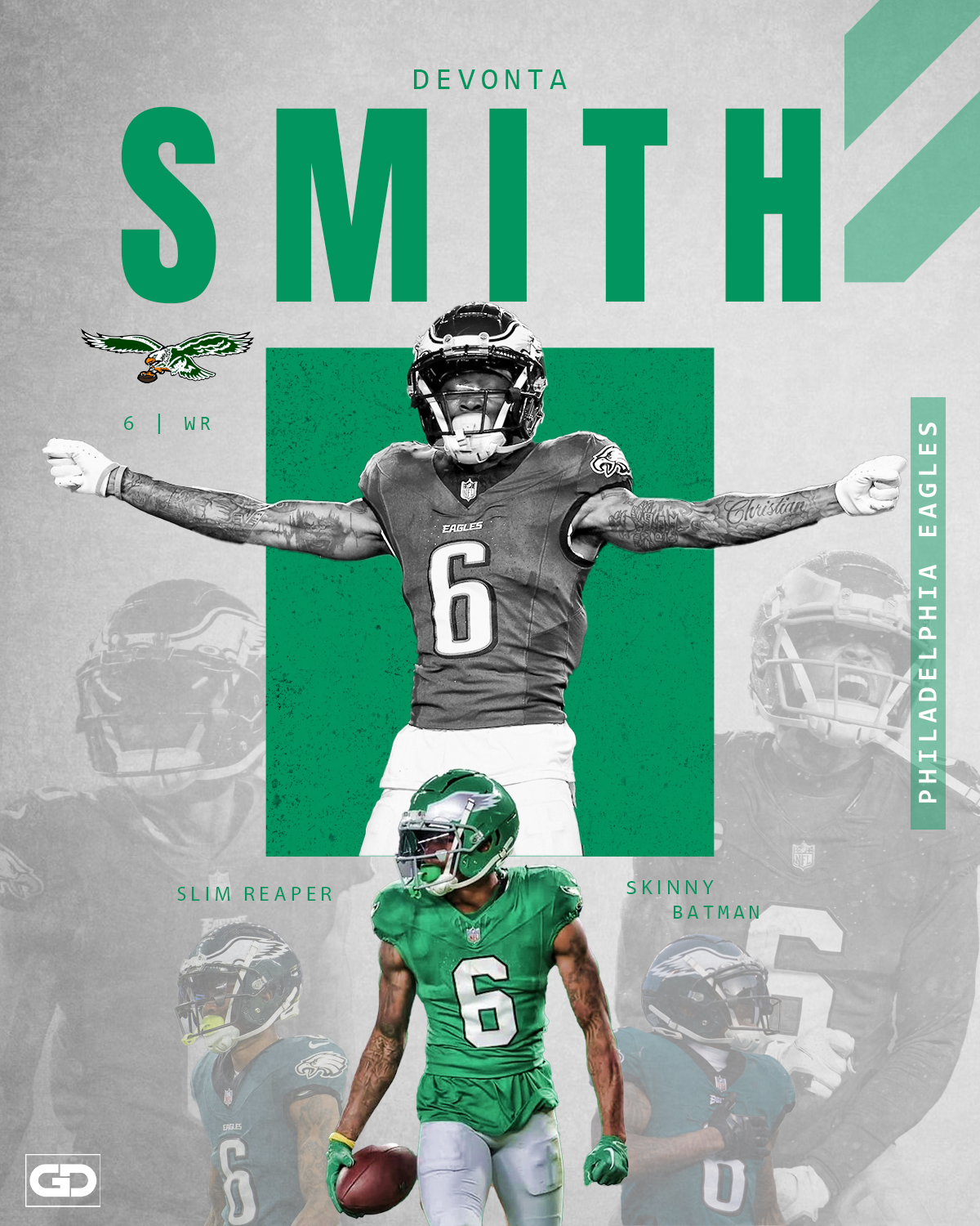Devonta Smith - Skinny Batman