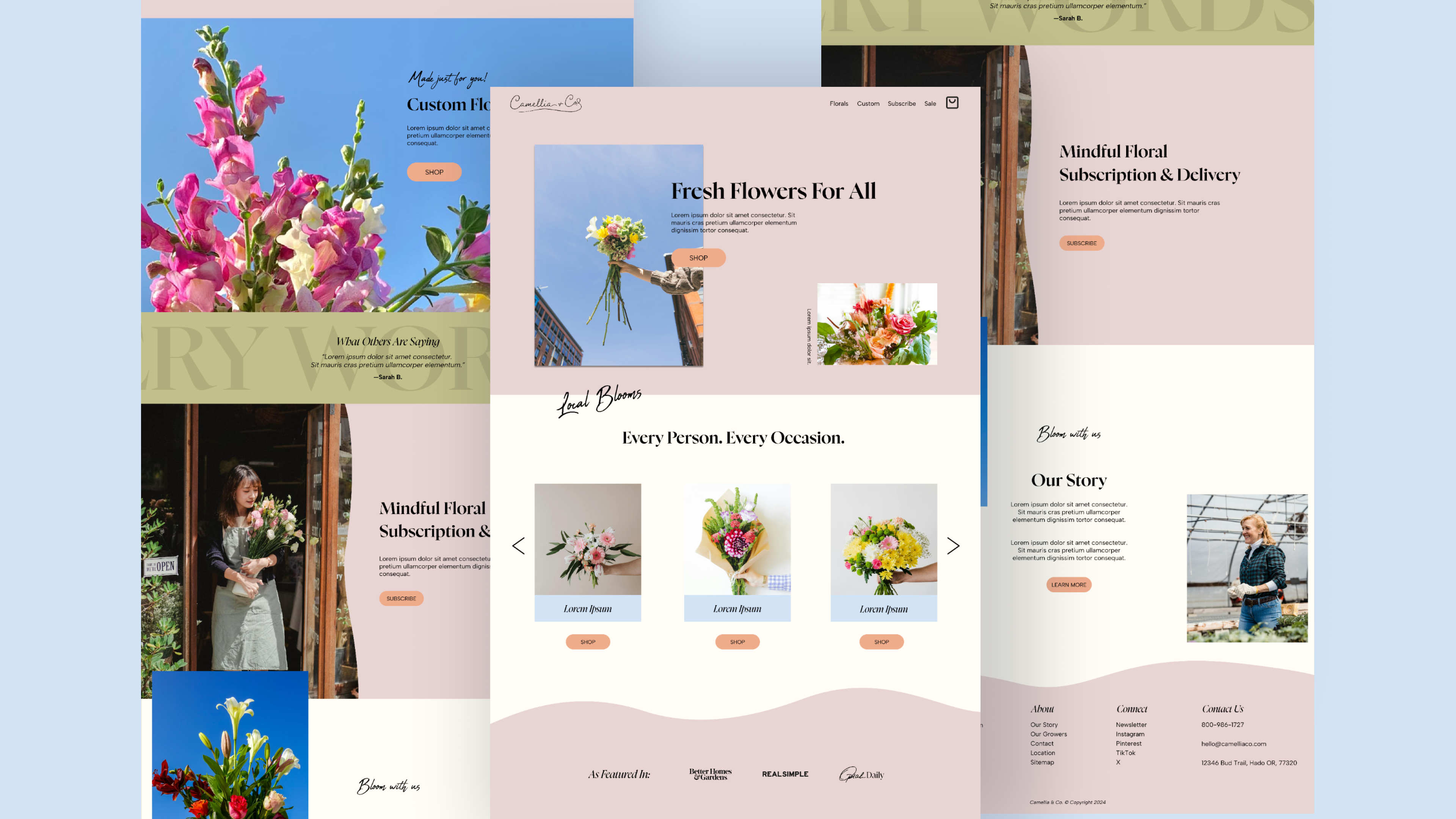 Homepage Design.