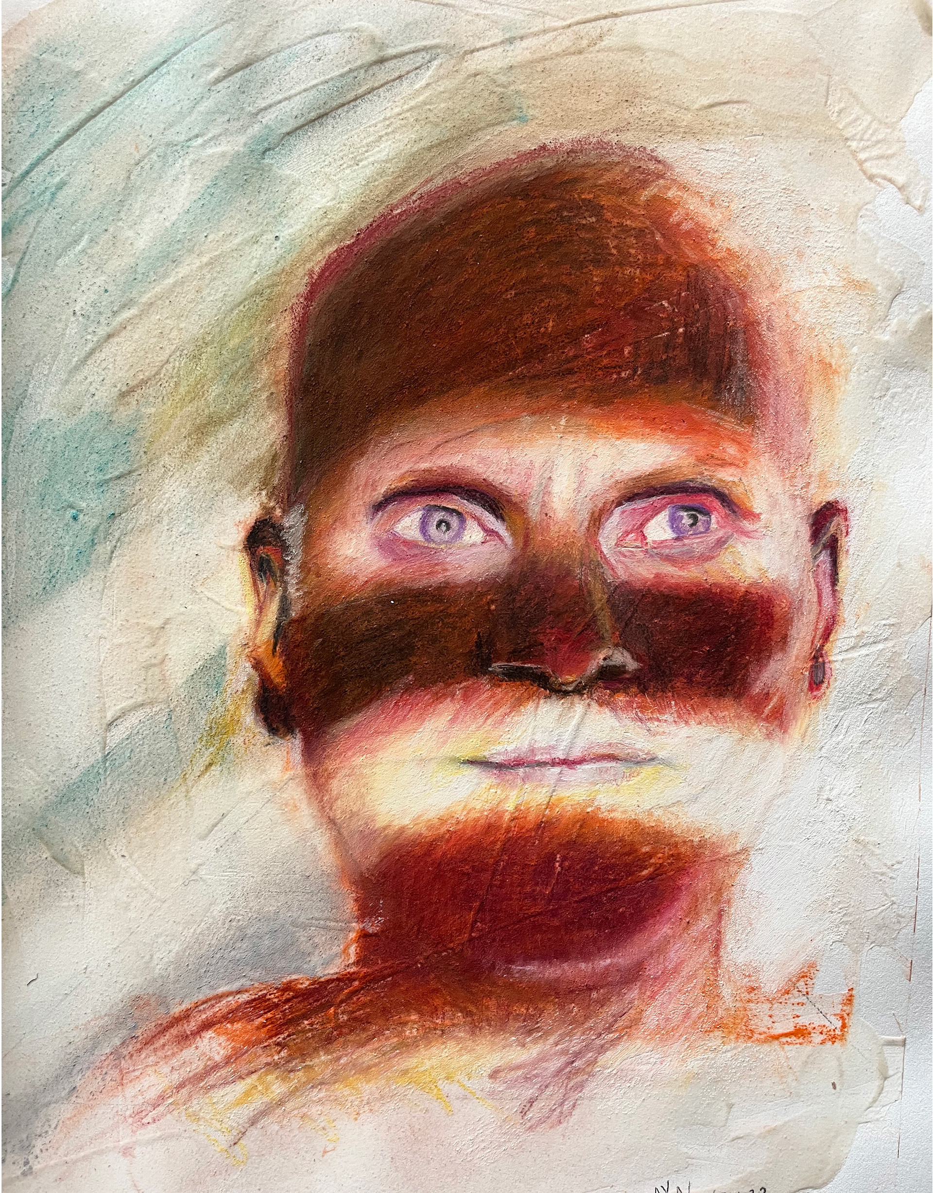 Pastel on colourfix primer